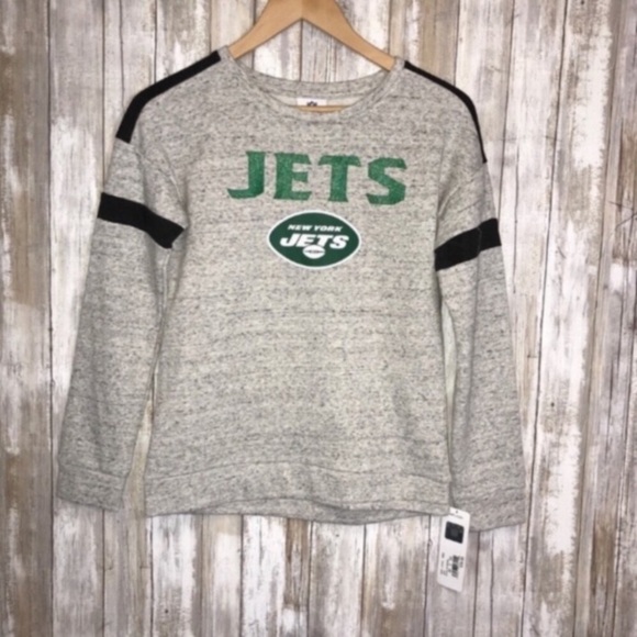 NWT NFL New York Jets Glitter Pullover Girls Large - Picture 6 of 6